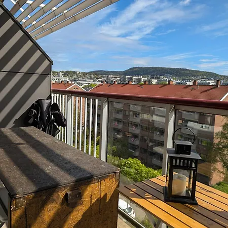 Spacious And Cozy Study With Balcony Oslo
